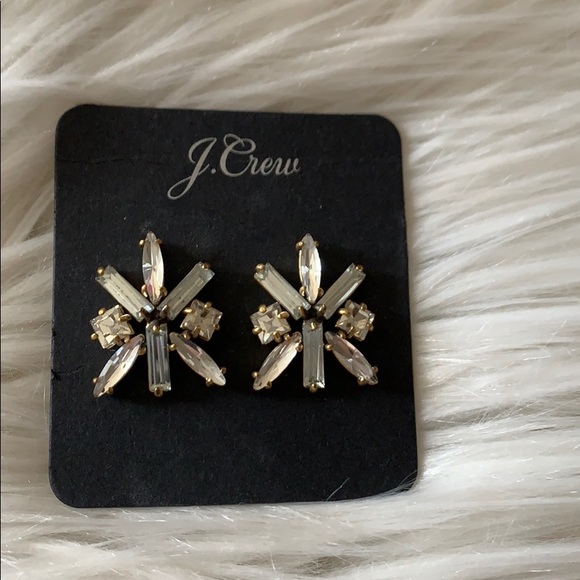 J. Crew Jewelry - NWT J.Crew Crystal Starburst Earrings